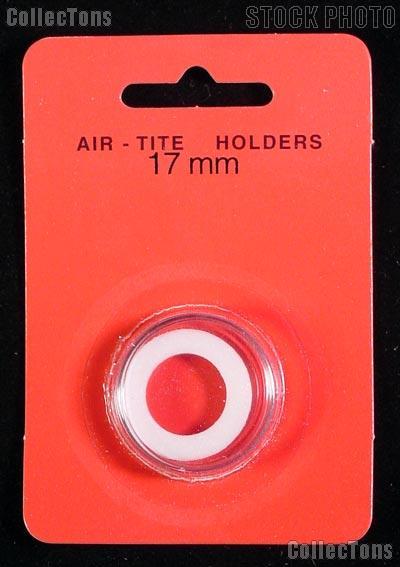 Air-Tite Coin Capsule "A" White Ring Coin Holder for 17mm Coins