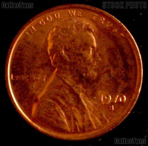 1970-S Small Date Lincoln Memorial Cent - Red Uncirculated