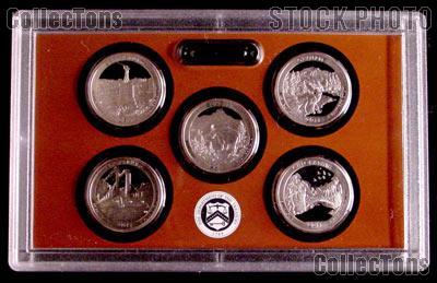 2011 National Parks Quarter Proof Set - 5 Coins