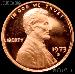 1973-S Lincoln Memorial Penny Lincoln Cent Gem PROOF RED Penny