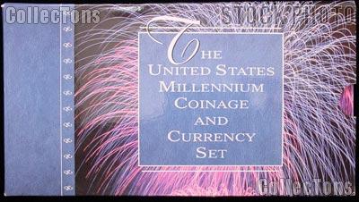 2000 United States Millennium Coinage and Currency Set