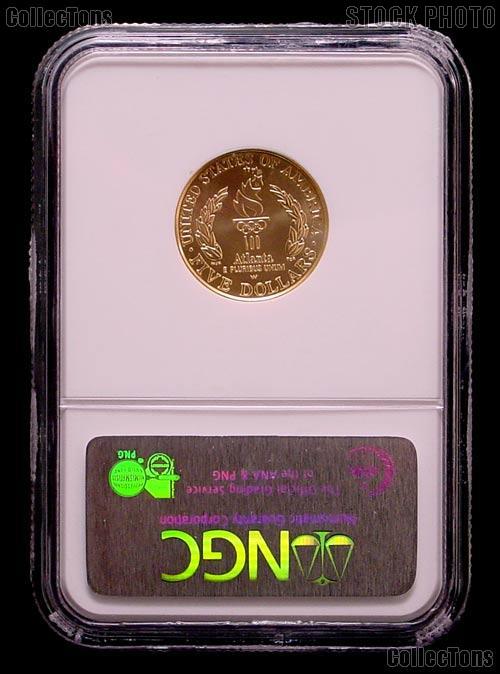 1996-W Atlanta XXVI Olympiad Olympic Cauldron $5 Gold Coin from US ...