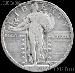 1920-S Standing Liberty Silver Quarter Circulated Coin G 4 or Better