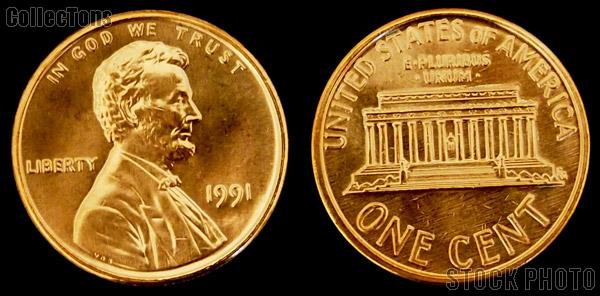 1 Cent Lincoln Memorial Cent (copper plated zinc) - United