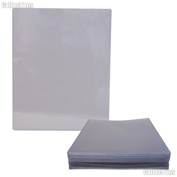 8 1/2 x 11  Heavy Duty Plastic Top Loaders for Letter Size Sheets