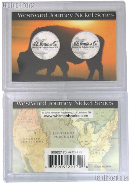 Harris 2x3 Westward Journey Jefferson Nickel Holder BISON