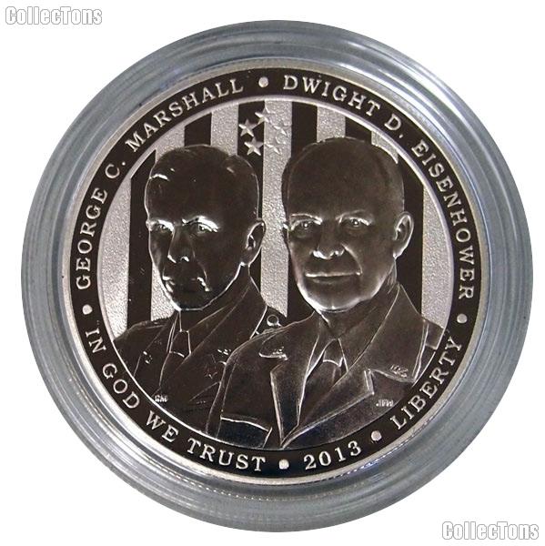 2013 5 Star Generals Proof Commemorative Silver Dollar Coin