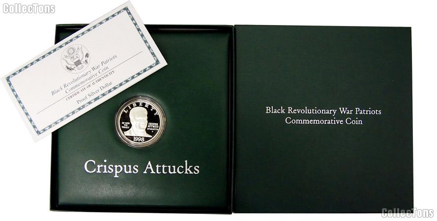 Black Revolutionary War Patriots Commemorative Coin and Stamp Set