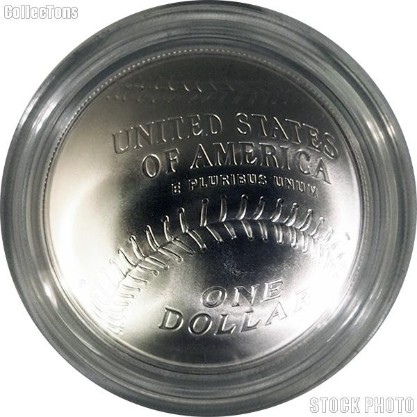 2014-P National Baseball Hall of Fame Uncirculated (BU) Commemorative Silver Dollar