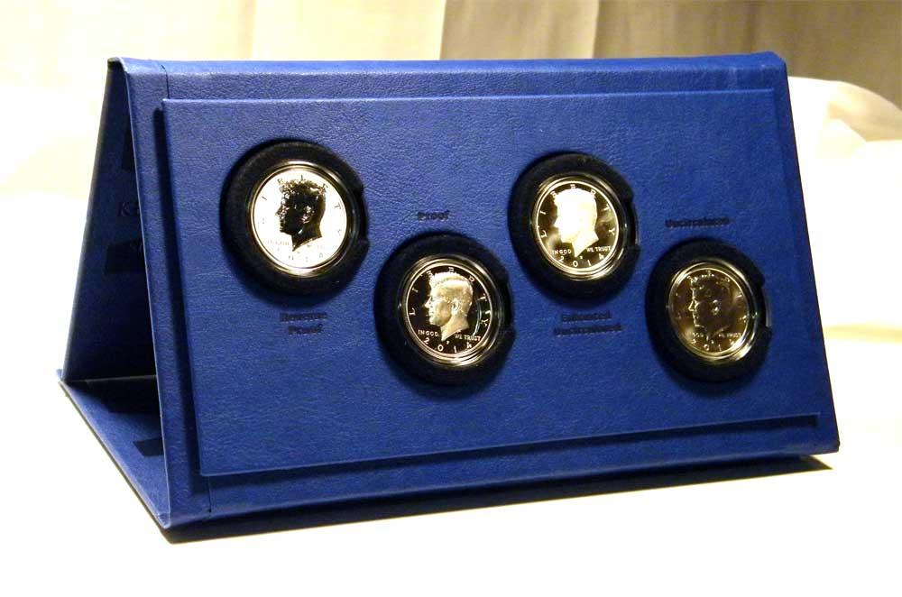 2014 Kennedy Half Dollar 50th Anniversary Edition Silver Coin Set 4