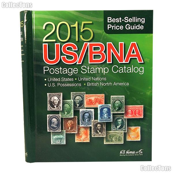 2015 US / BNA Postage Stamp Catalog by H.E. Harris & Co. - Hard Cover Spiral