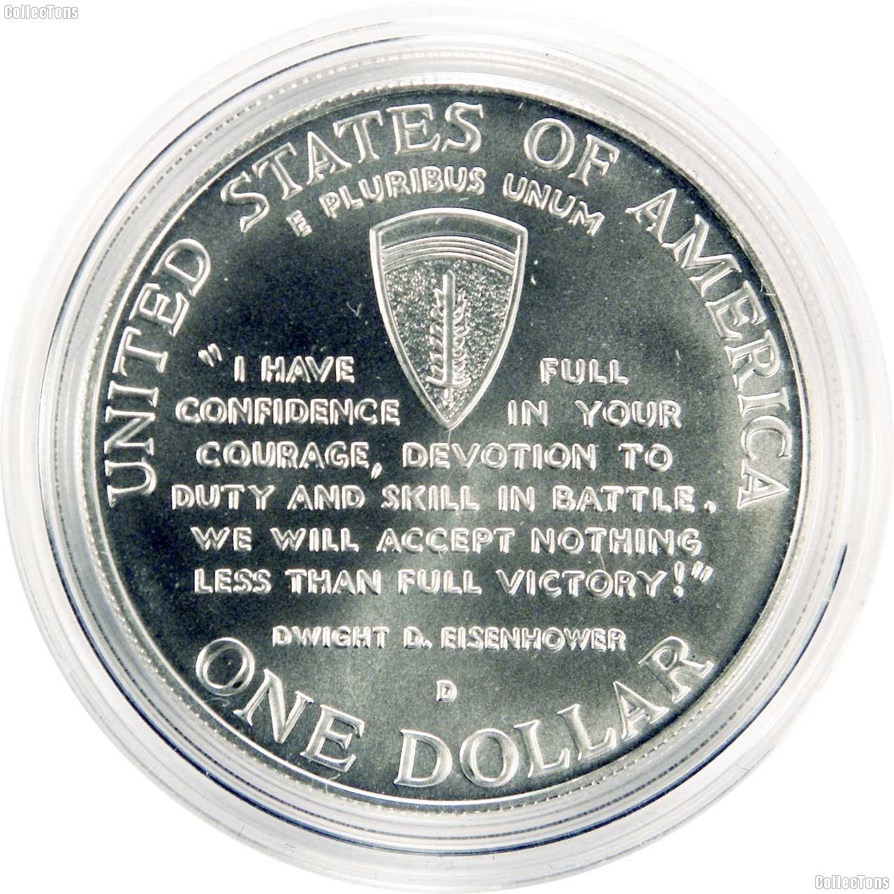 1993-D BU World War II Commemorative Silver Dollars