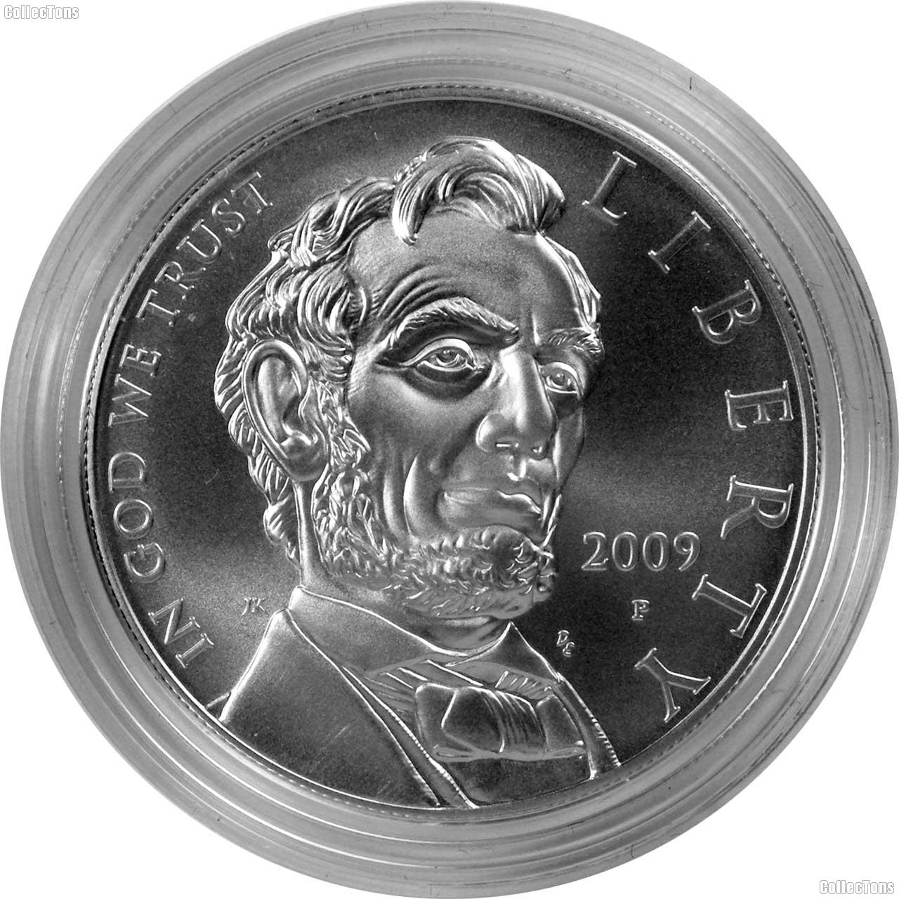 2009-P BU Abraham Lincoln Commemorative Silver Dollars