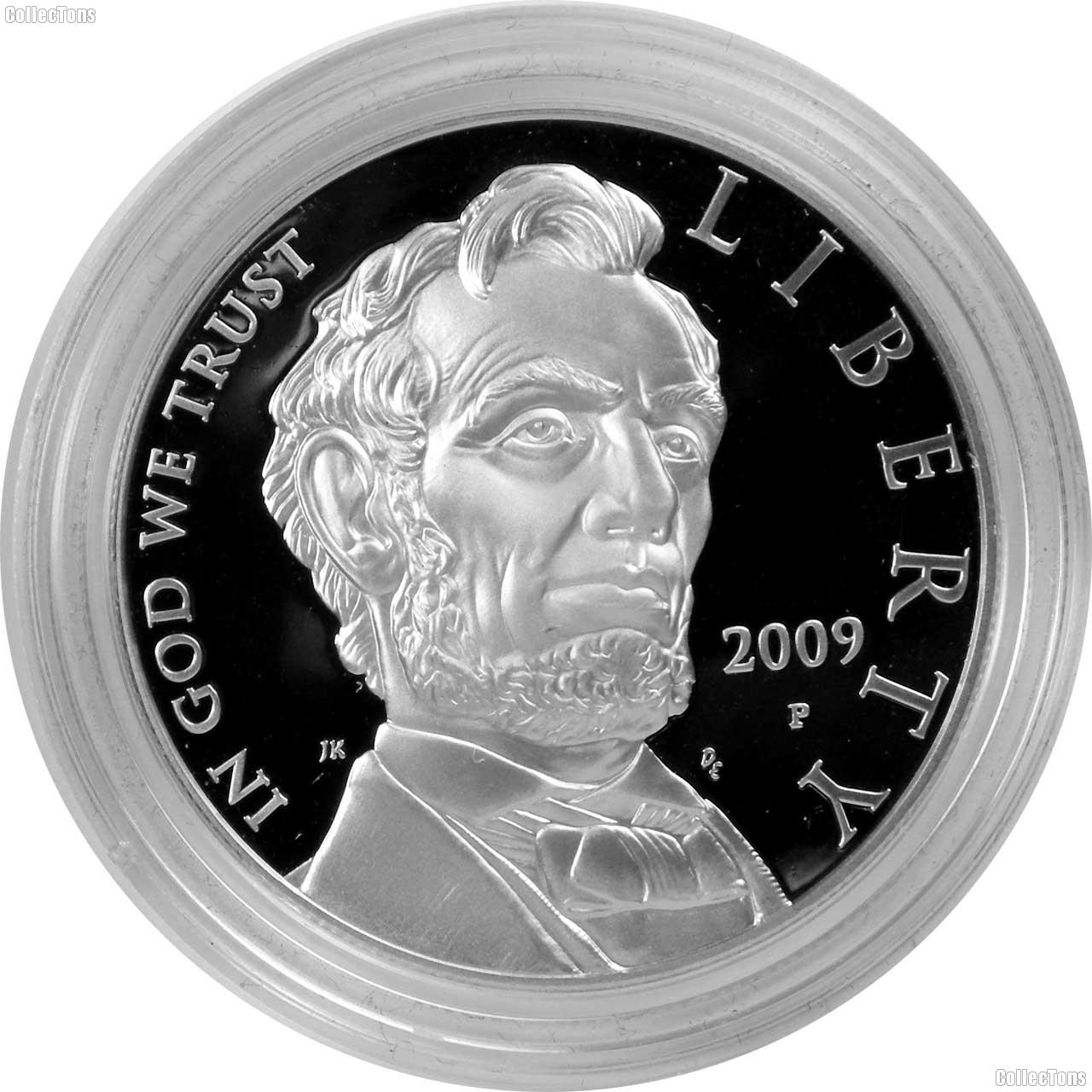 2009-P Proof Abraham Lincoln Commemorative Silver Dollars