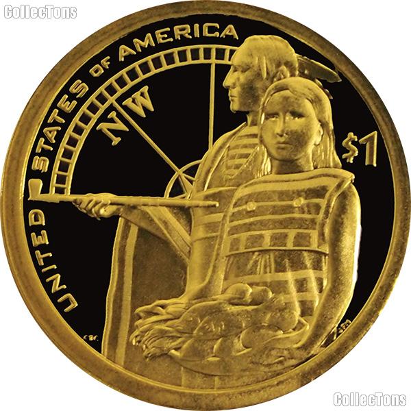 2014-S Native American Sacagawea Golden Dollar - Proof