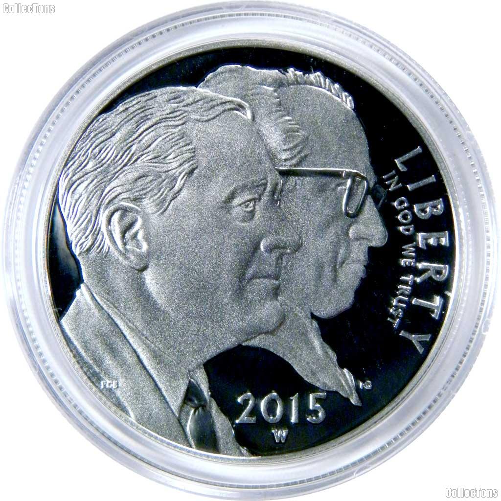 2015-W Proof March of Dimes Commemorative Silver Dollars