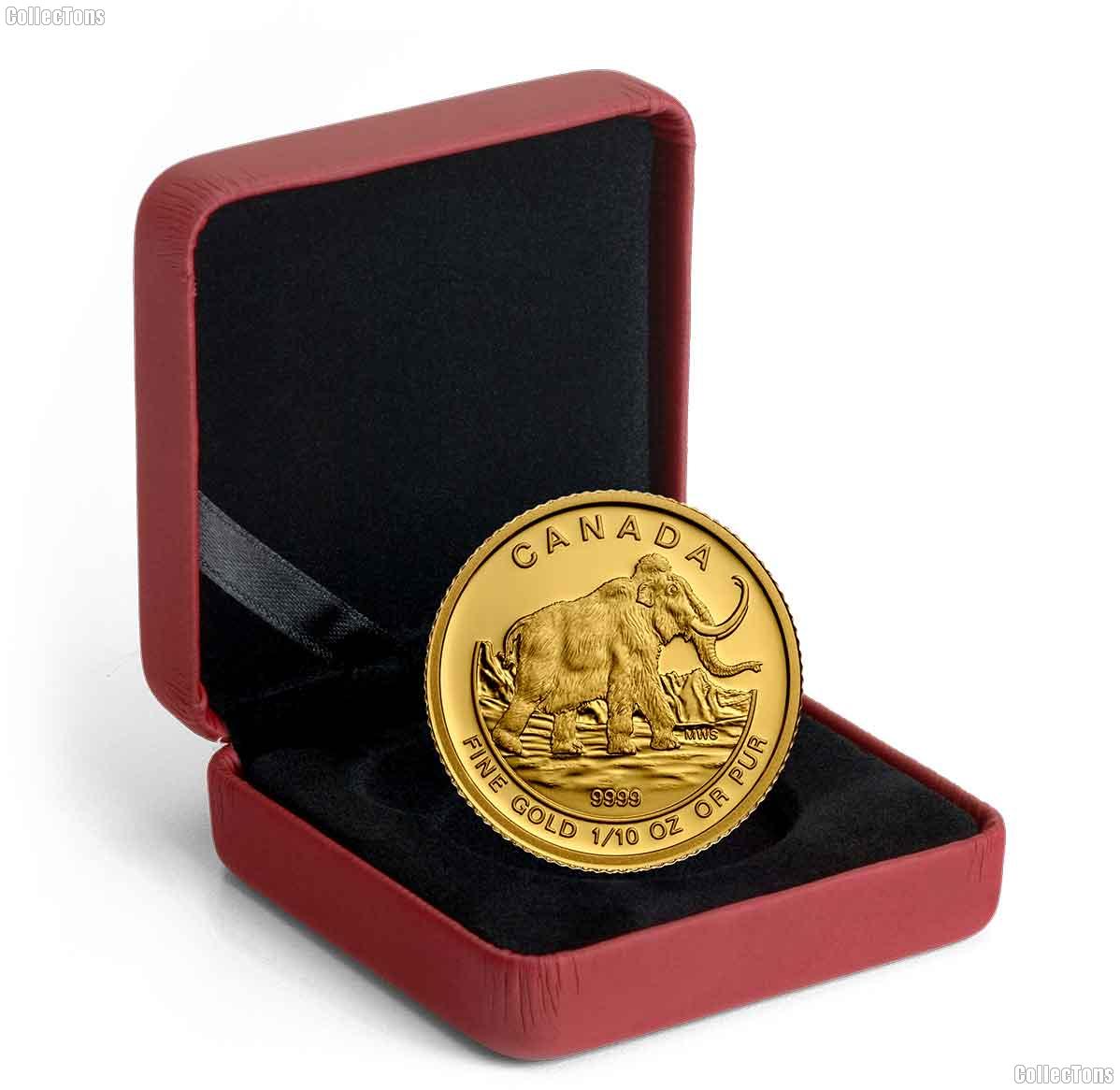 2014 Canada $5 GOLD Woolly Mammoth Proof Coin - Only 3,000 Minted!