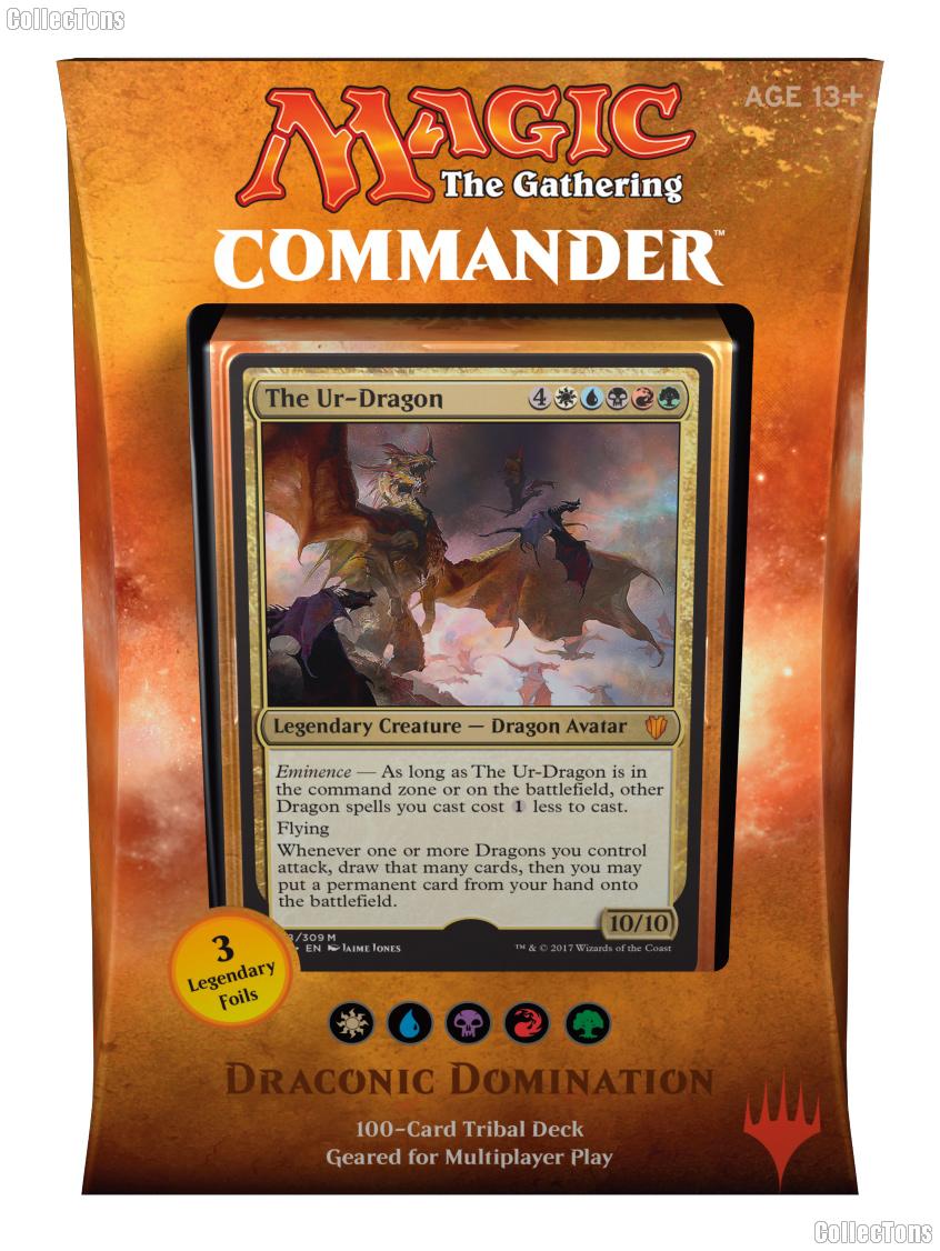 MTG Magic The Gathering Commander 2017 100-Card Deck: Draconic Domination