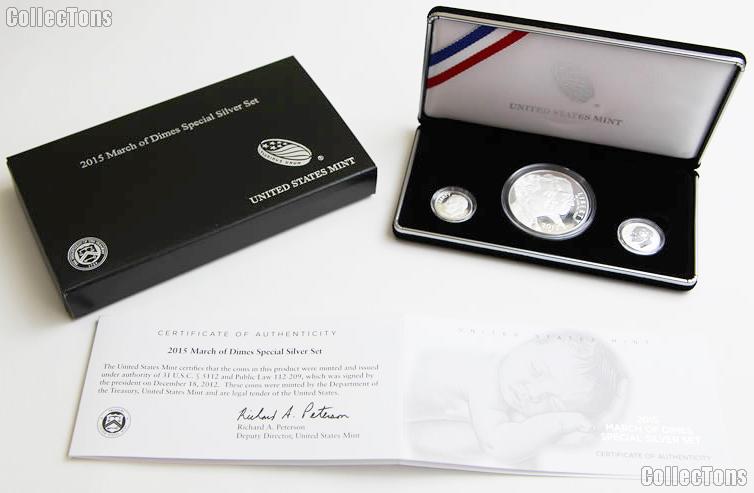 2015 March of Dimes Special Silver Set