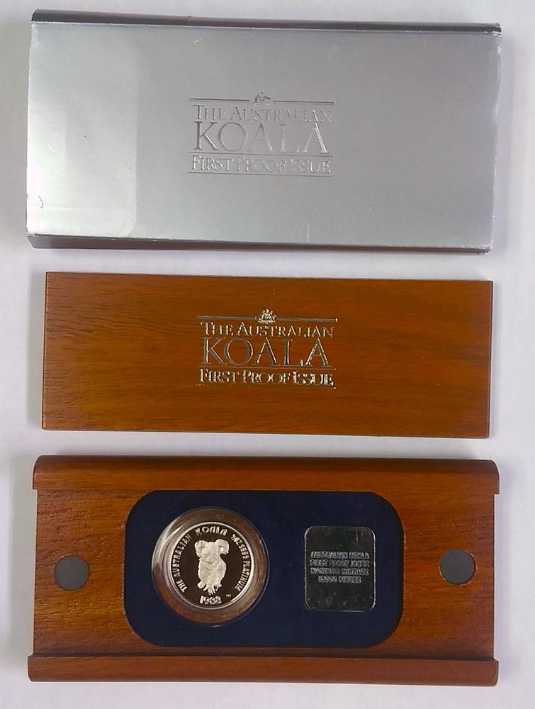 1988 Australian Koala 1/2 OZ PLATINUM Proof Coin FIRST PROOF ISSUE