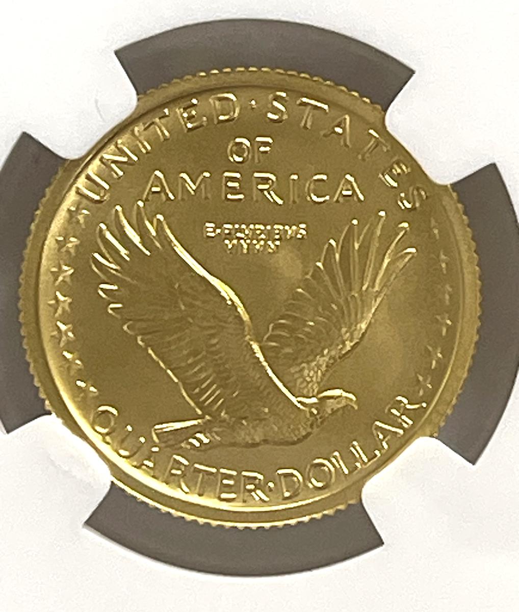 2016-W GOLD Standing Liberty Quarter in NGC SP 70