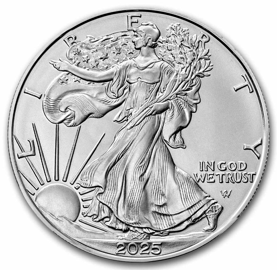 2025 American Silver Eagle Dollar BU