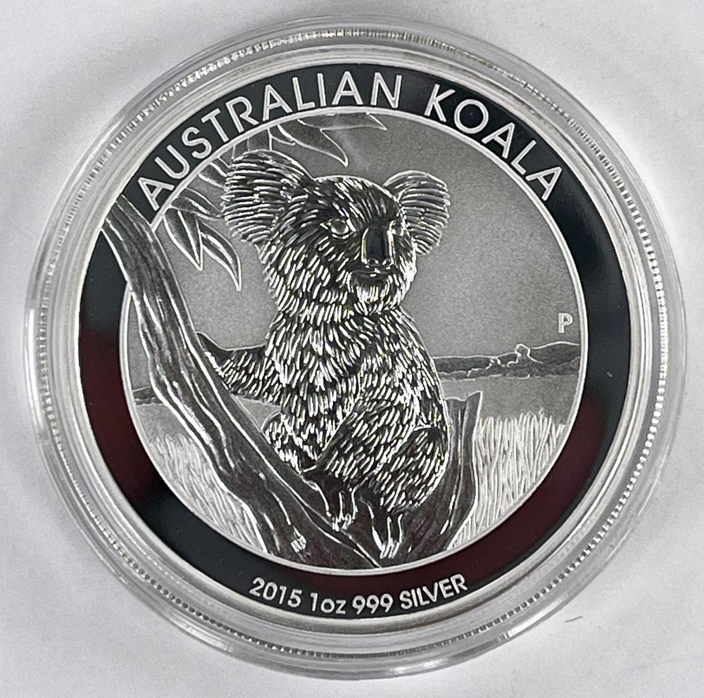 2015 Australian Koala Silver Coin 1oz .999 Pure Silver Bullion Coin